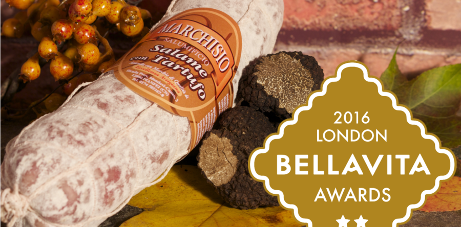 MARCHISIO SALAMI WITH BLACK TRUFFLE AWARDED AT BELLAVITA EXPO LONDON 2016